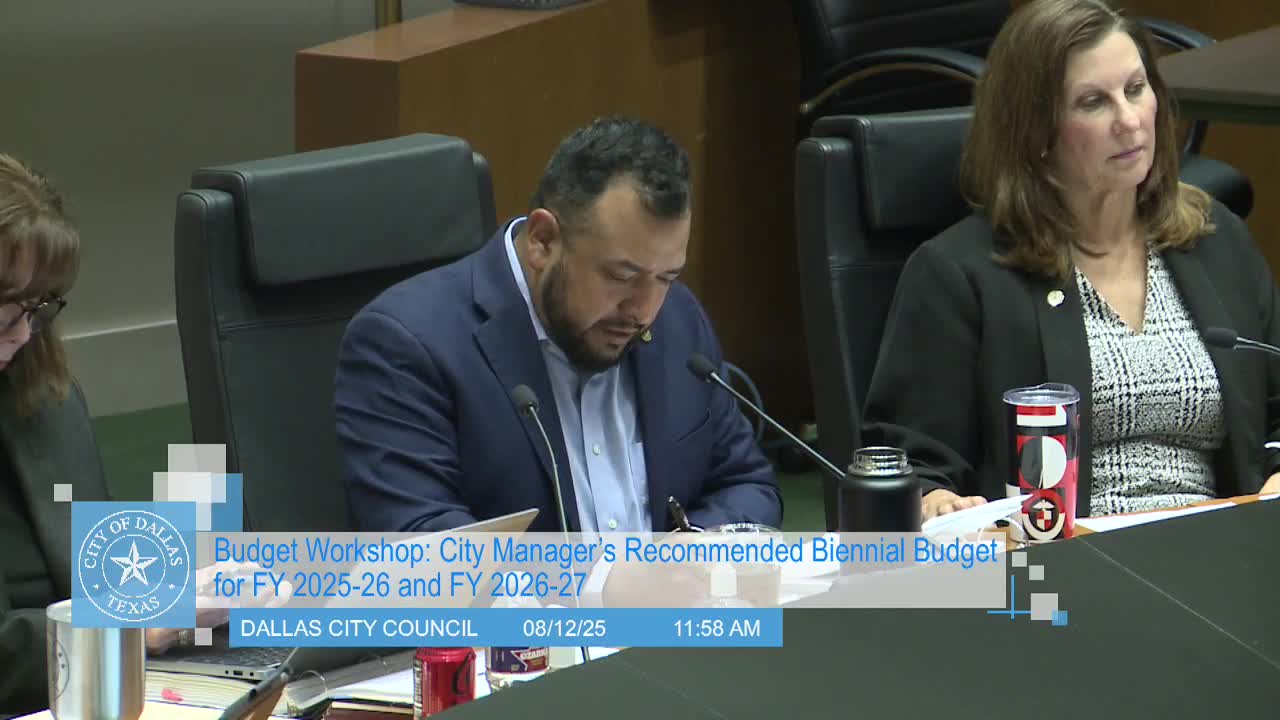 Dallas Officials Discuss Police Pay Survey and Housing Initiatives for Sheltered Individuals