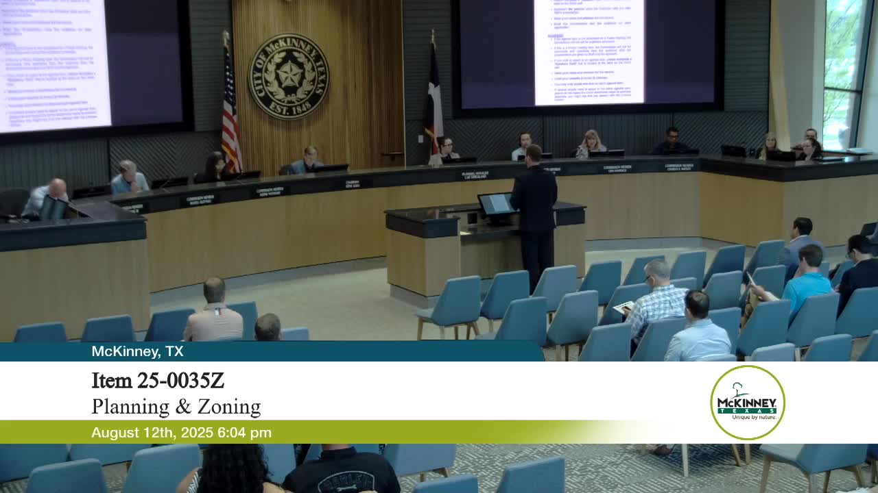 McKinney Commission Tables Public Hearing on Zoning for Drive-Thru McDonald's
