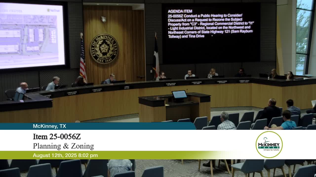 McKinney Planning Commission Approves Rezoning for Commercial Use at Astra Park Trail