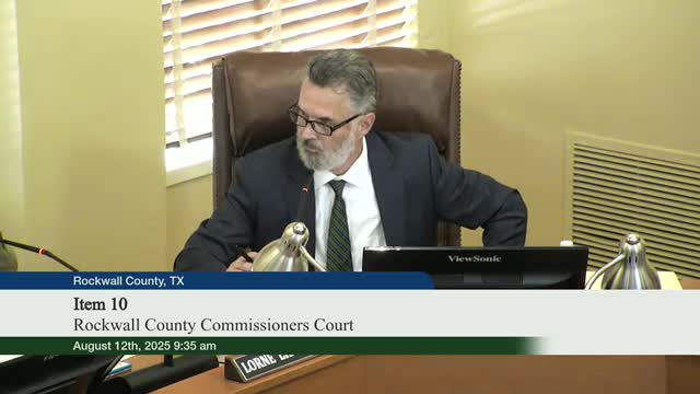 Rockwall County Court Reviews Transportation Contract Renewal with Innovative Transportation Solutions
