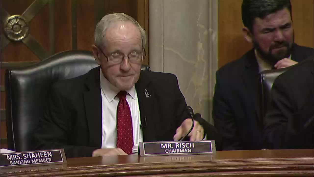 Senate Foreign Relations committee approves two ambassadorial nominations, holds Michael Waltz