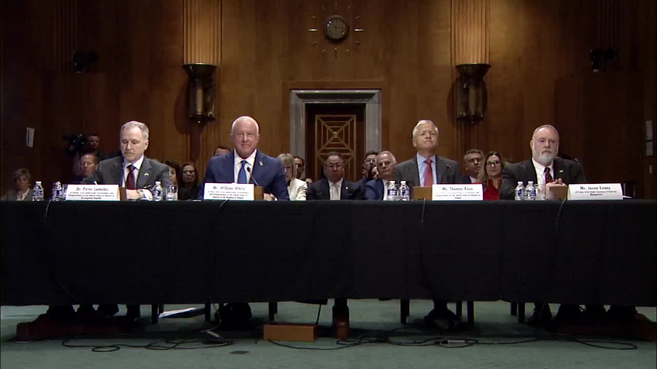 Senate committee presses management nominee on passport, visa backlogs and staffing after recent 'riffs'