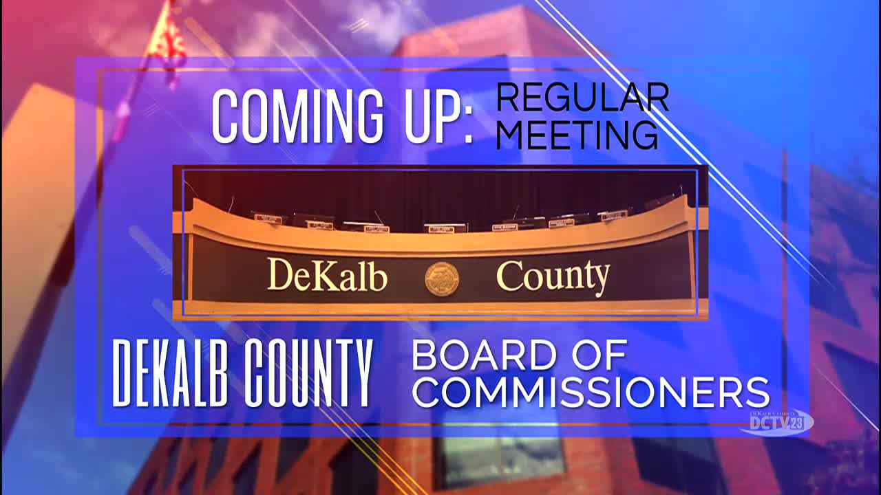 Michelle Long Spears leads DeKalb County Board of Commissioners August business meeting