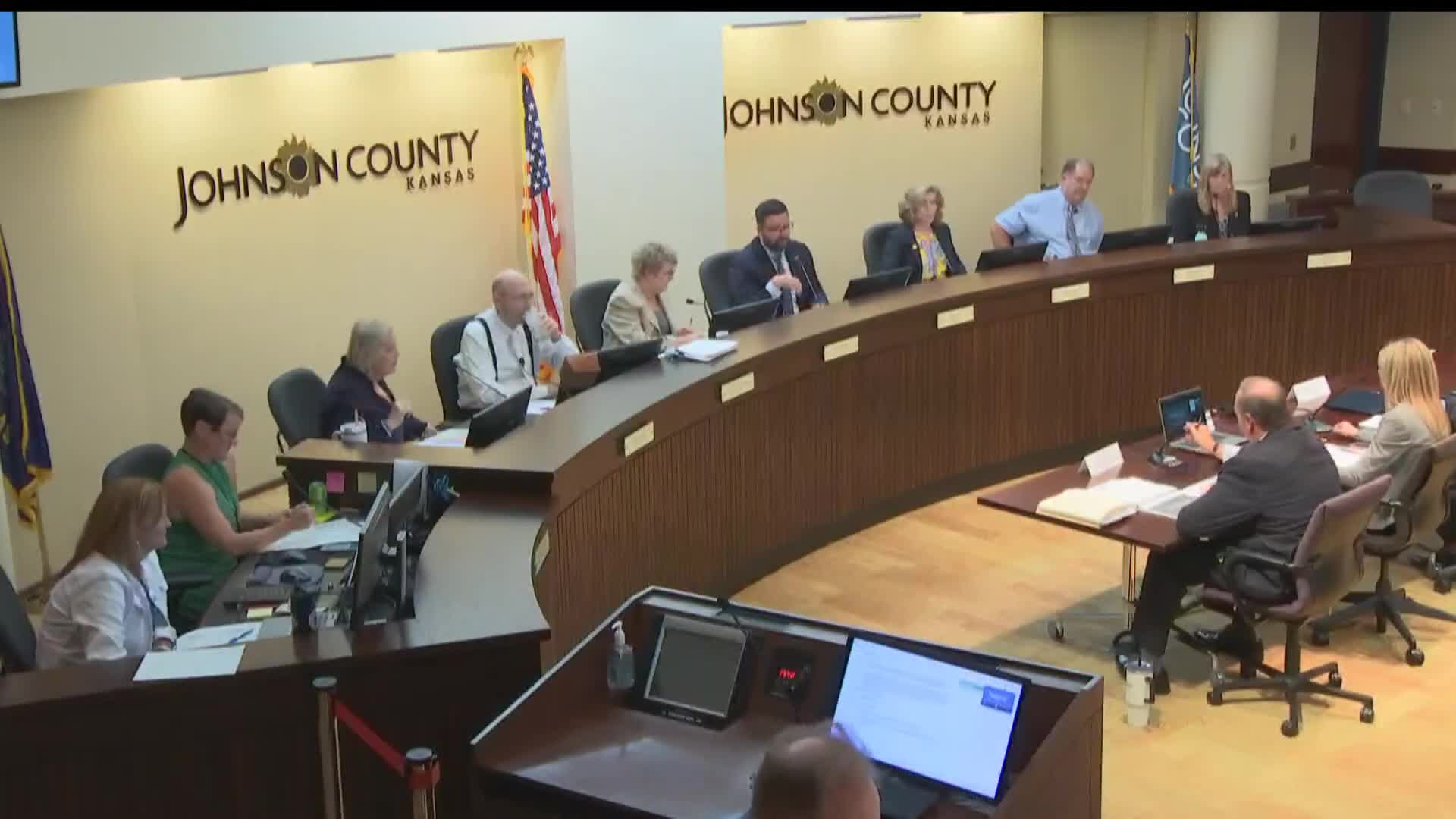 Johnson County commissioners forward Map 1 in 2025 redistricting process