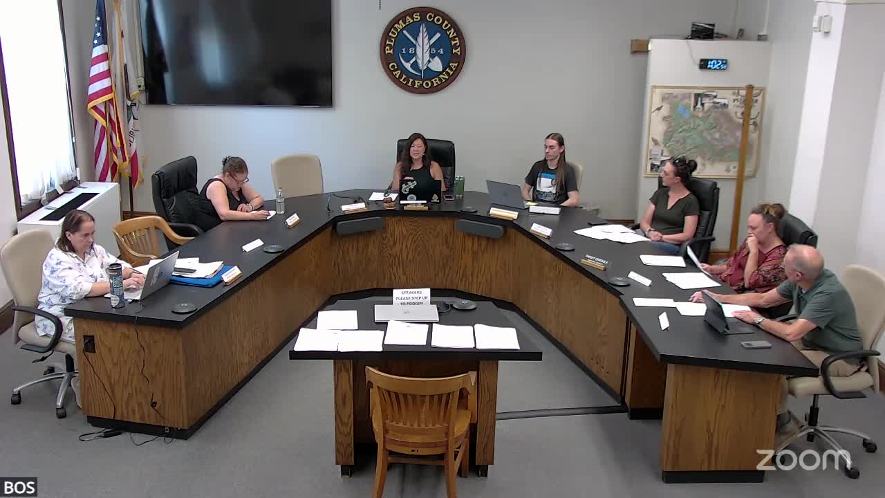 Plumas County behavioral health commission finalizes stakeholder survey letter for BHSA three‑year plan