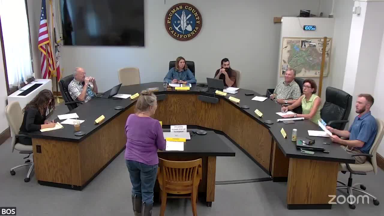 Genesee landowner tells Planning Commission she s been repeatedly reported; asks for clearer grandfathering, fire-mitigation rules