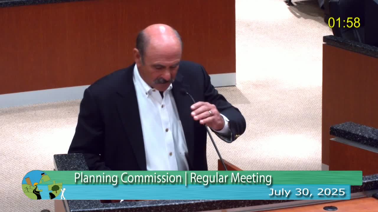 Victor Marabella opposes Cawley property general plan amendment for residential development