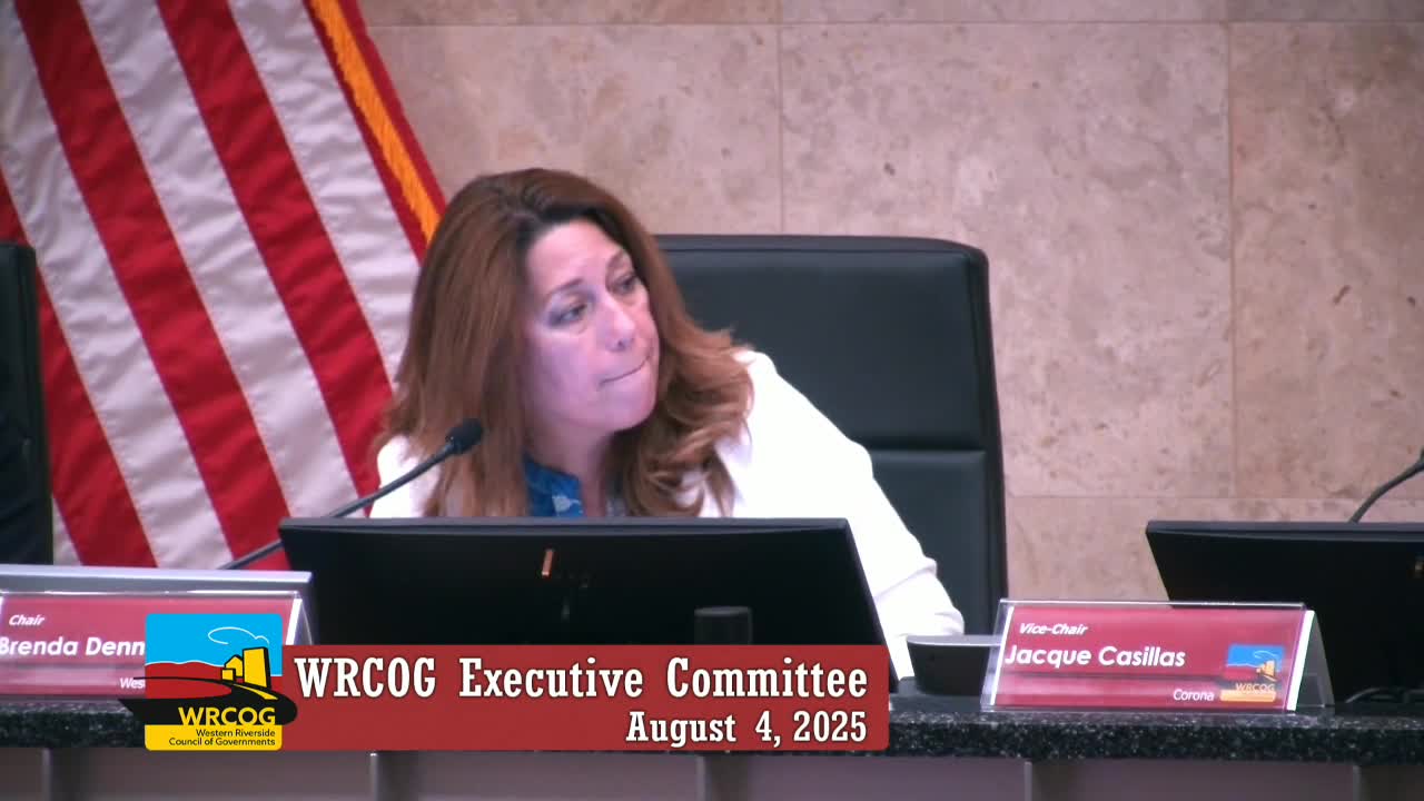 WRCOG member reports CRC Norco closure planned; members raise concerns about prison closures and Prop 36 funding