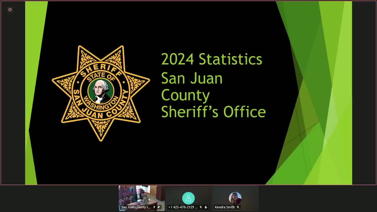 San Juan County sheriff reports fewer arrests and more mental‑health dispatches; cites staffing limits