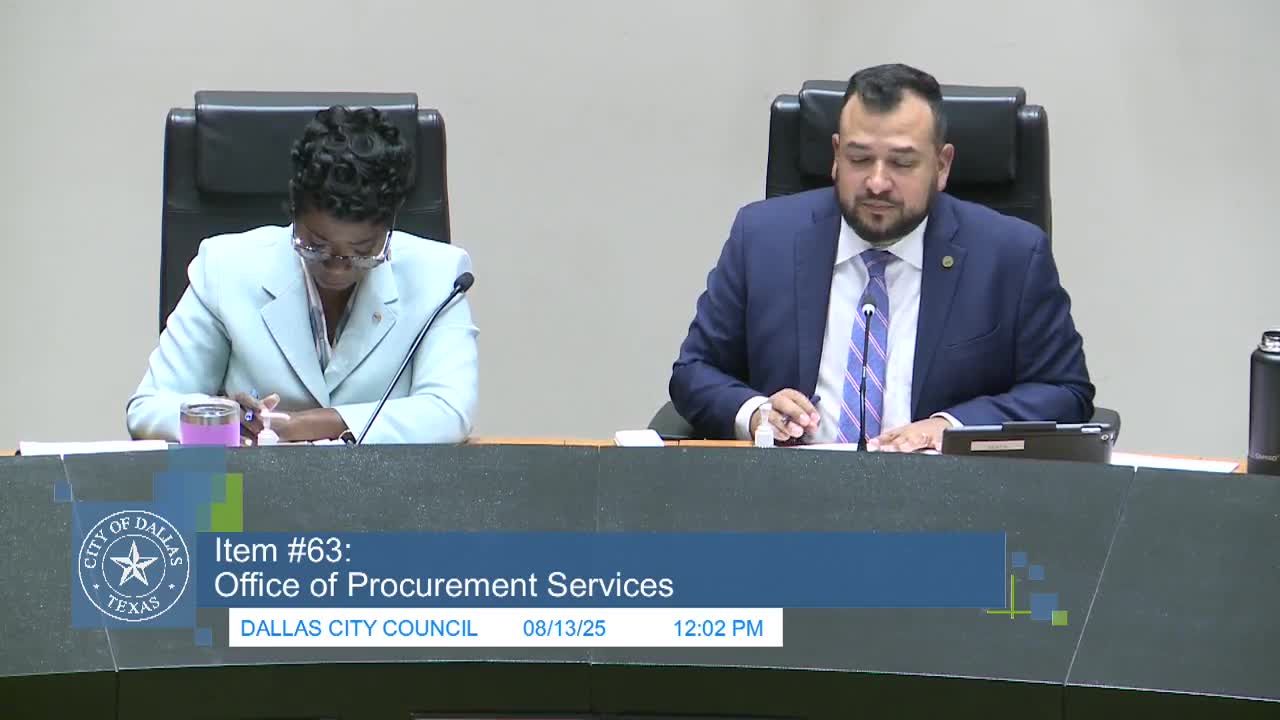 Dallas Councilman Gracy addresses procurement inconsistencies impacting local businesses