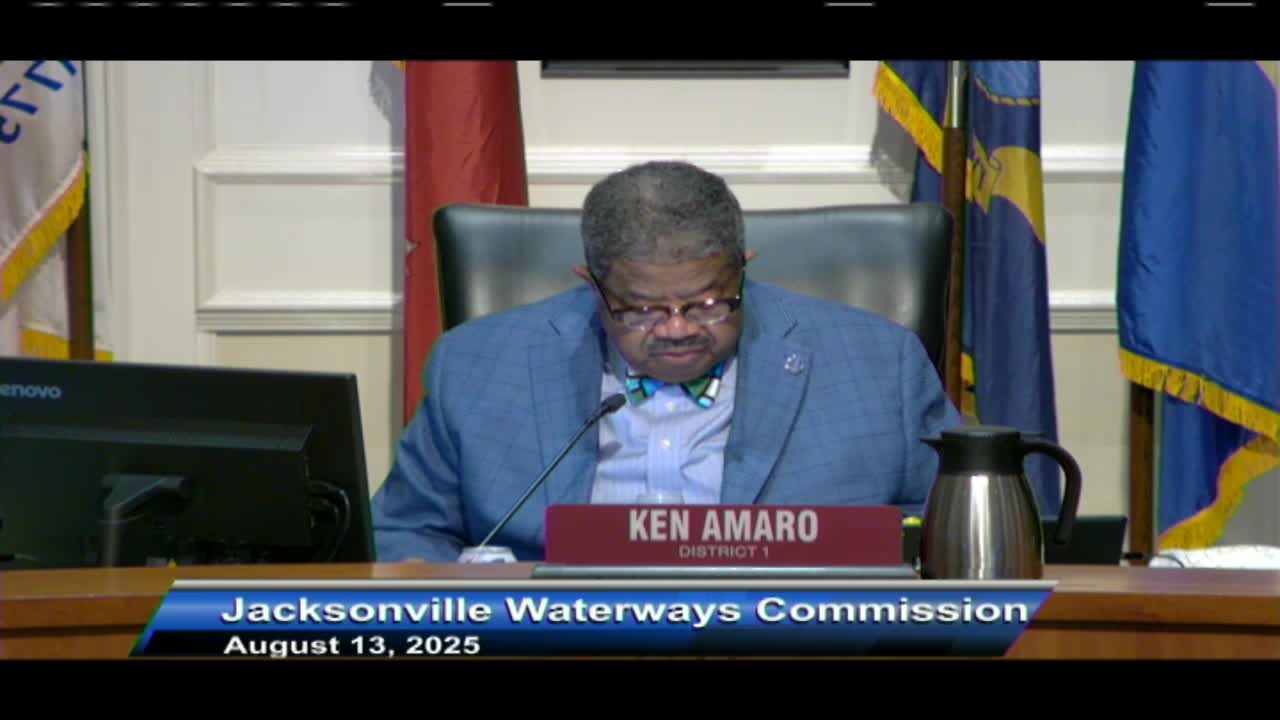 Jacksonville City Council hears St John's River water quality report from Dr Pinto
