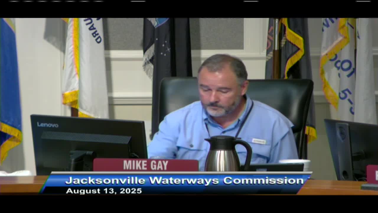 Commissioners Discuss Expansion of No Wake Zone Near Kingsley Plantation