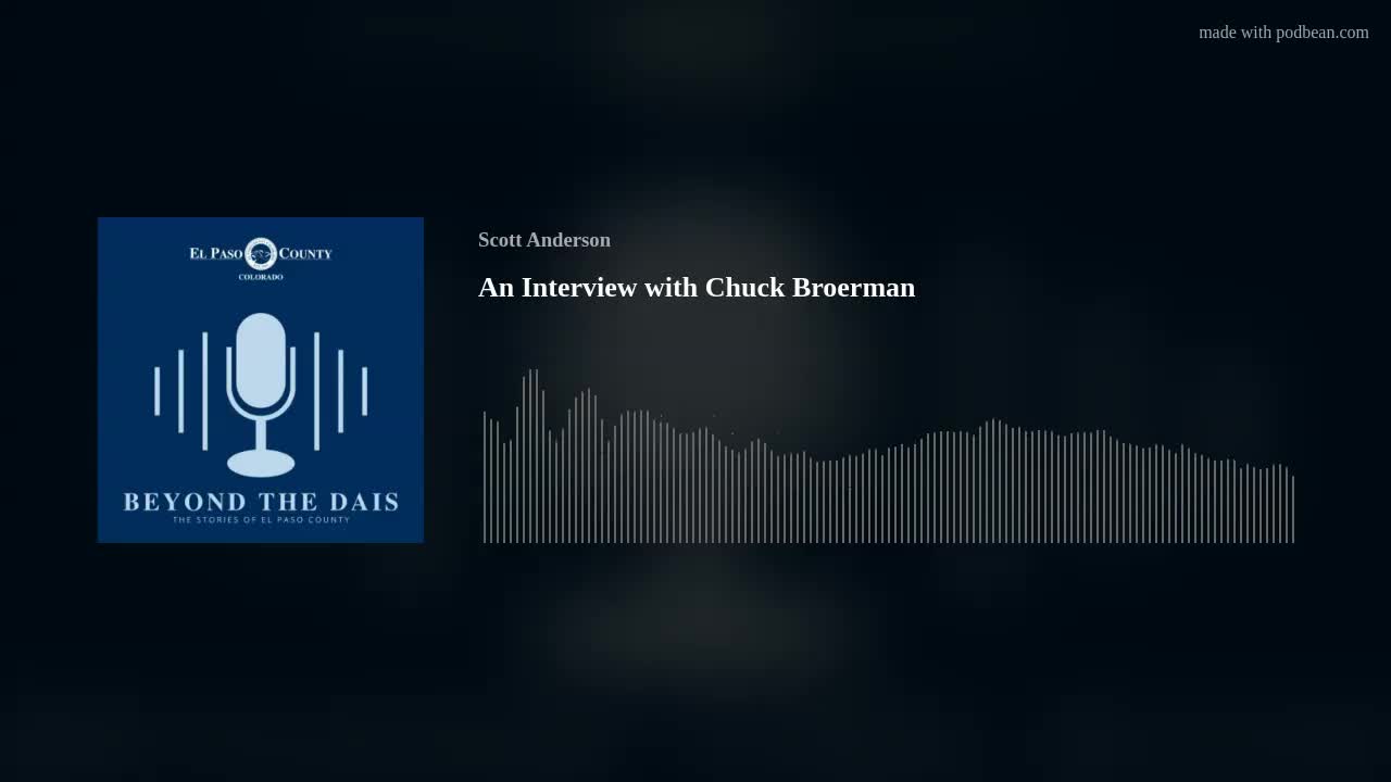 El Paso County Treasurer Chuck Broorman Discusses Local Leadership and Community Stories