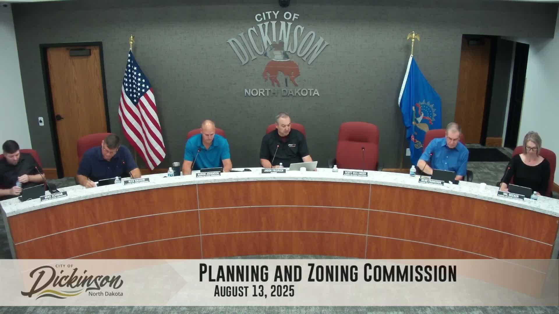 Commission backs Stockard preliminary plat; rezone notice error forces tabling of zoning amendment