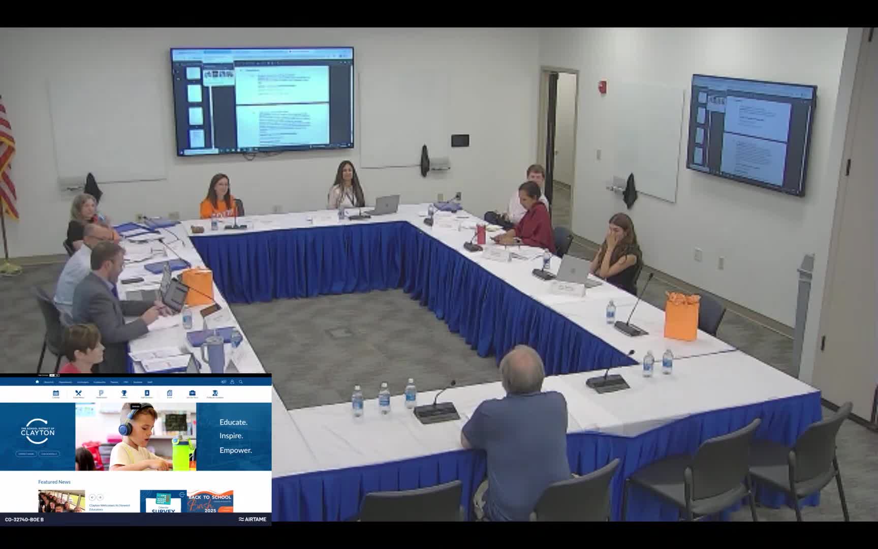 Clayton School Board Interviews Construction Managers SM Wilson and BSI Constructors