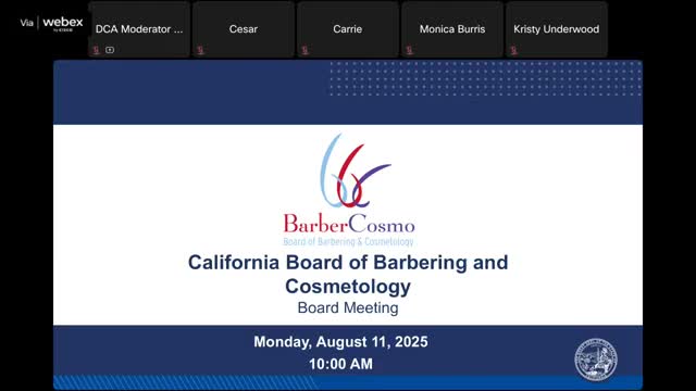 Board drafts sunset-review changes: tighter school oversight, combined licenses and possible practical exam requirement