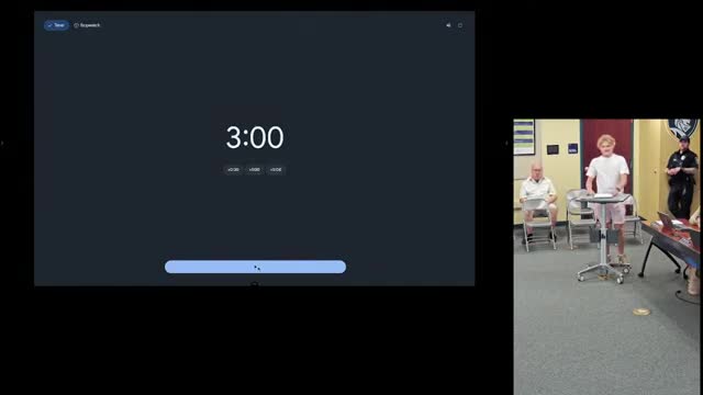 Student urges board to reconsider denying stipend for mock trial club