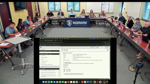 Board approves personnel item; several motions add agenda items for review