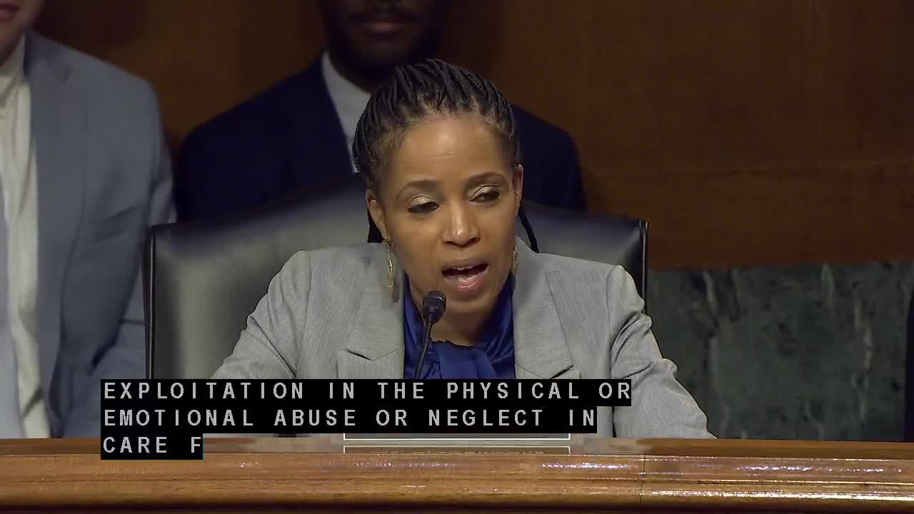 Senator Questions Impact of Eliminating Administration for Community Living on Elder Justice