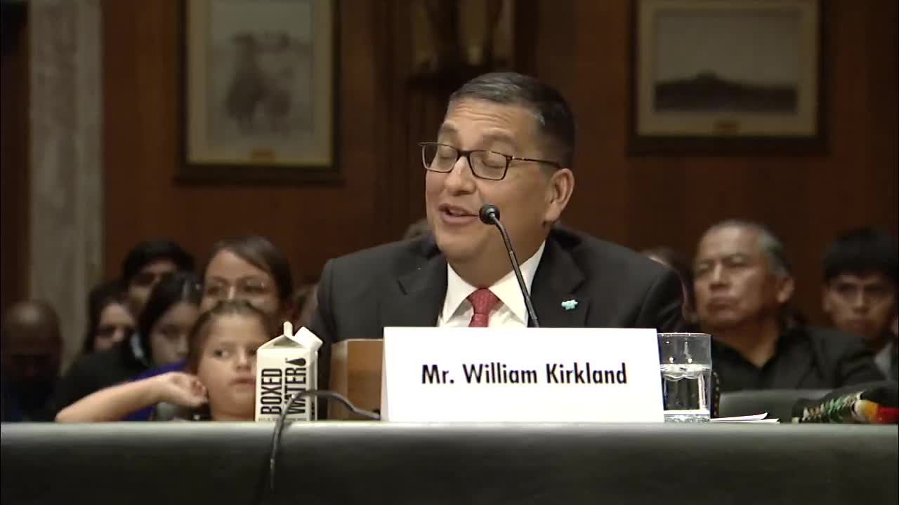 Senators press nominee on Navajo Gallup water project funding and water settlements