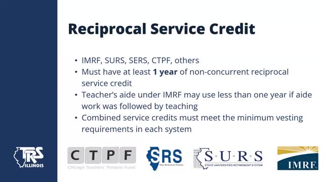 TRS Explains Pension Calculations and New Supplemental Retirement Plan in Illinois