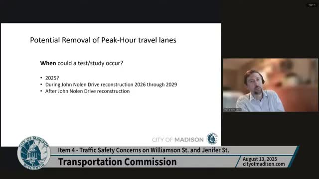 Madison Commission Considers Urgent Traffic Safety Changes on Williamson Street