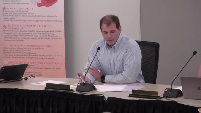 Doctor Bergstrom shares 2025 school perceptions survey results on student and family engagement