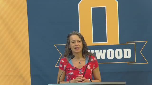 Madeline Eiseley presents annual report for Oakland Inclusion Coalition