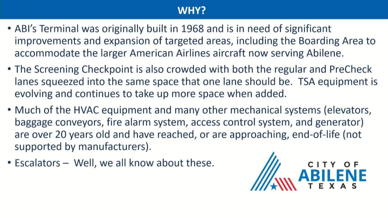 Airport Upgrade Plans Include New Baggage Systems and Elevator Installations