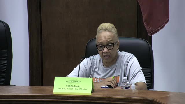 Mesquite Council Reviews Traffic Access and Park Closure Regulations