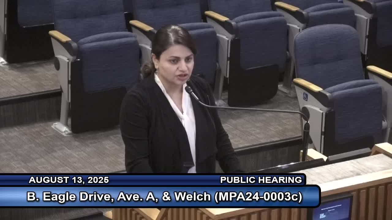 Denton City Council Approves Mobility Plan Amendment for Eagle Drive and Avenue A