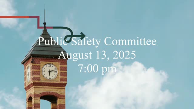 Overland Park Public Safety Committee Discusses Hiring and New Training Facility Updates
