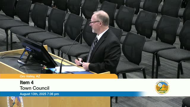 Oro Valley Council Approves $3.8M Purchase of Police Department Facility on Oracle Road