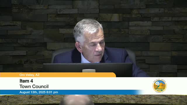 Oro Valley Council Discusses Security Procedures in Executive Session
