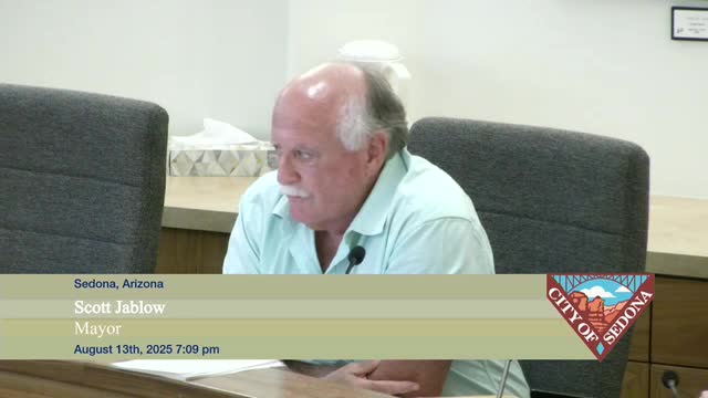 Sedona City Council Debates Flock System Use and Community Input Process