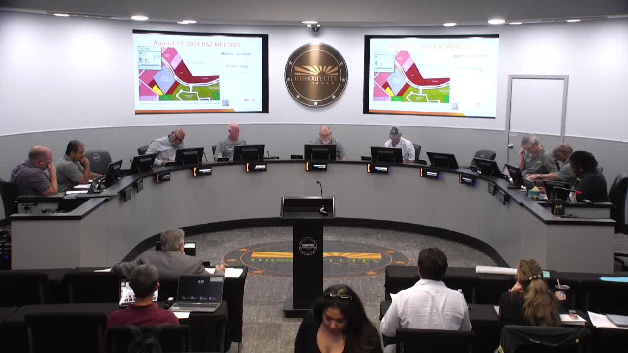 Planning Commission Denies ProLogis Rezoning Request for Missouri City Development
