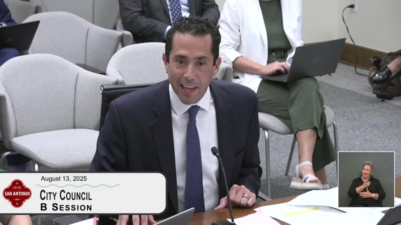 San Antonio City Council Reviews Proposed Changes to CCR Ordinance Process
