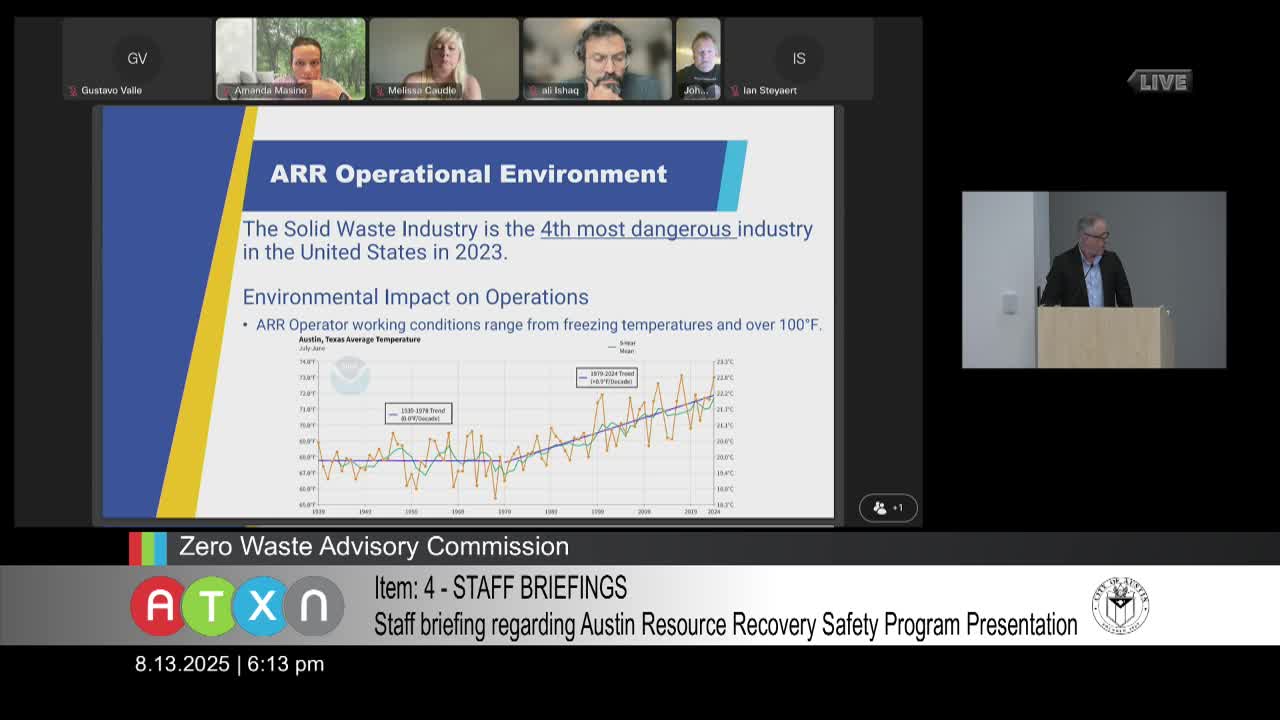 Austin Resource Recovery Implements Safety Measures Amid Rising Heat and Injury Rates