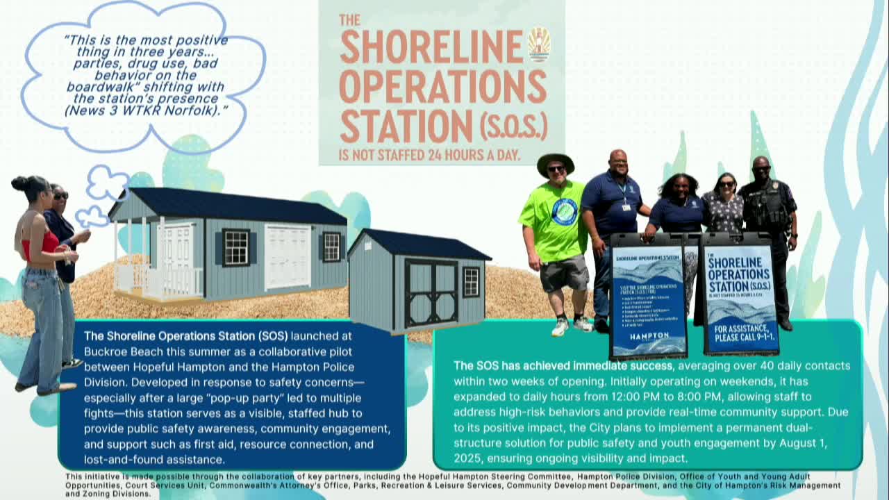 Hampton Police Launches Shoreline Operation Stations to Enhance Community Safety