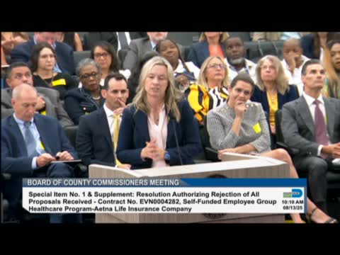 Aetna presents competitive health insurance proposal to replace AvMed in Miami Dade
