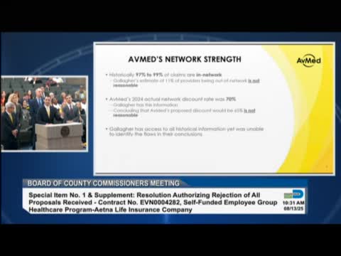 Miami Dade County Commission debates Aetna's insurance proposal amid financial concerns