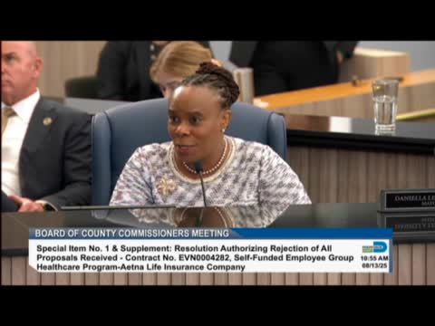 County Commission debates Aetna switch for healthcare cost savings
