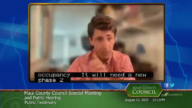 Community Leaders Demand Accountability for Lahaina Development Projects in Planning Hearing