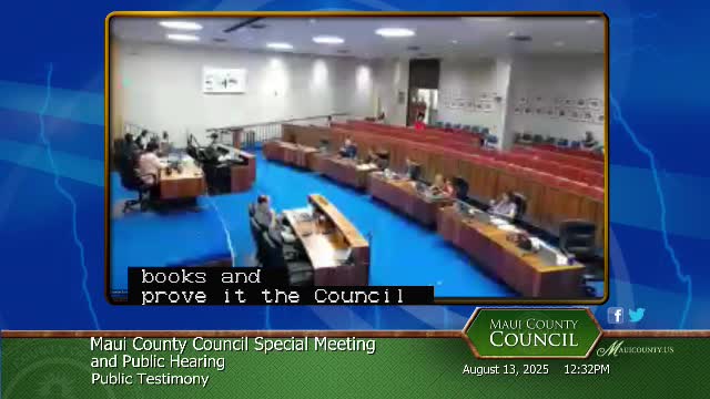 Lahaina Strong urges council to uphold affordable housing commitments and secure water assurances