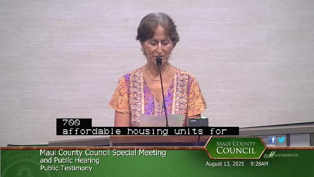 Maui Residents Oppose New Development Without Highway Widening and Infrastructure Improvements