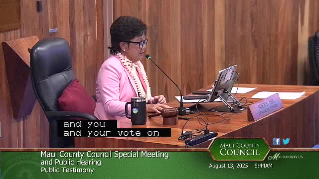 Wailea Council Discusses Housing Proposal and Golf Course Condition Changes