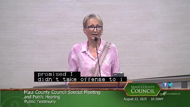 Council Members Discuss Maui Housing Crisis and Support for Wailea 670 Project