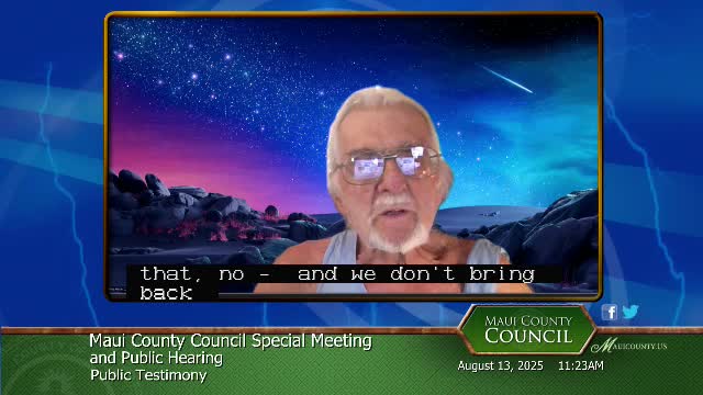 Community Leaders Implore Council to Maintain Affordable Housing Agreement in Kihei