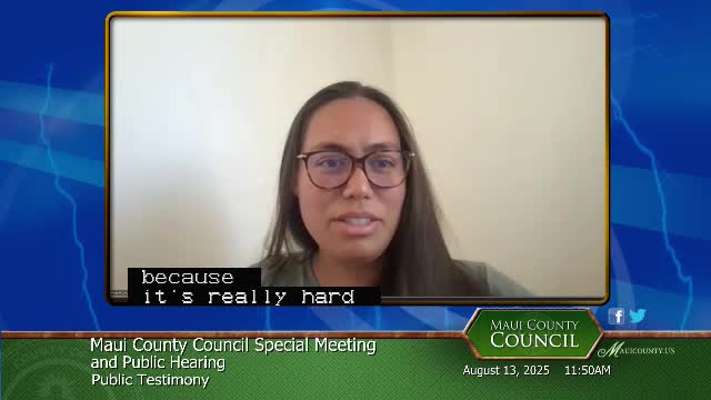 Albert Perez criticizes Maui Council's proposals to reduce affordable housing requirements