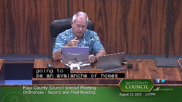 Hawaiian Council Voices Concerns Over Affordable Housing and Infrastructure Plans
